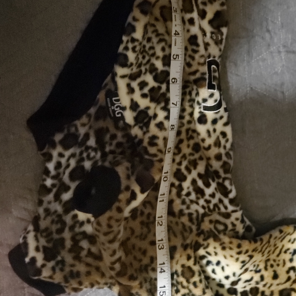 Cheetah doggie coat hoodie